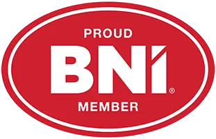 Proud BNI Member badge