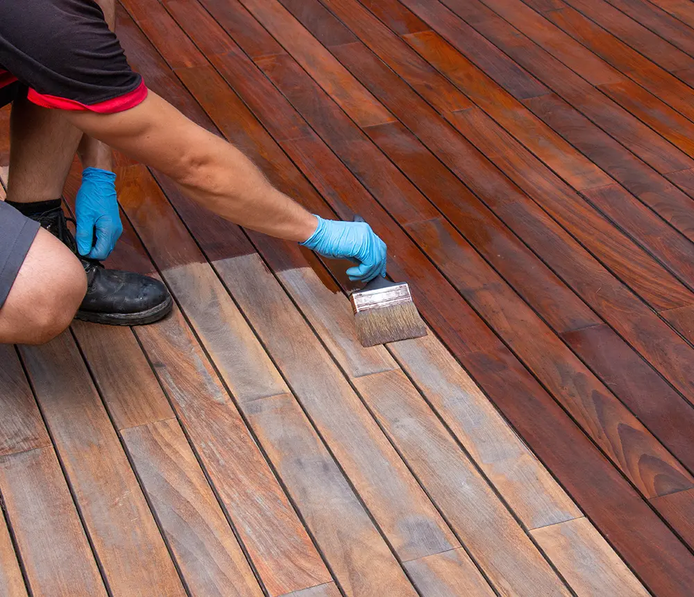 deck staining service