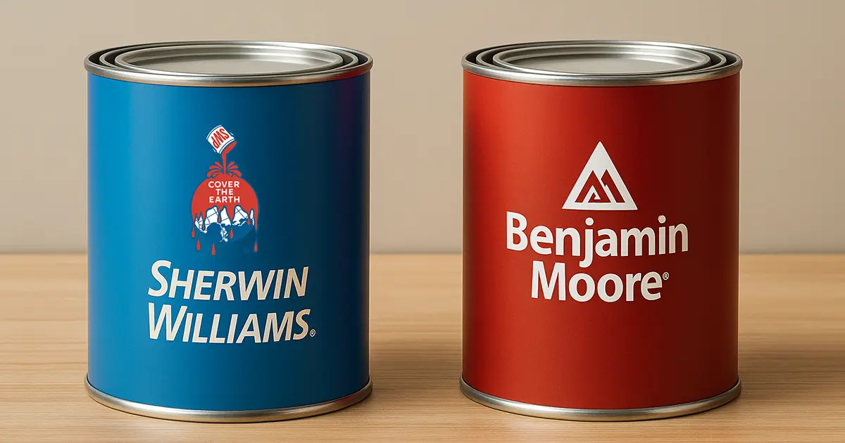 Sherwin Williams vs Benjamin Moore Paint