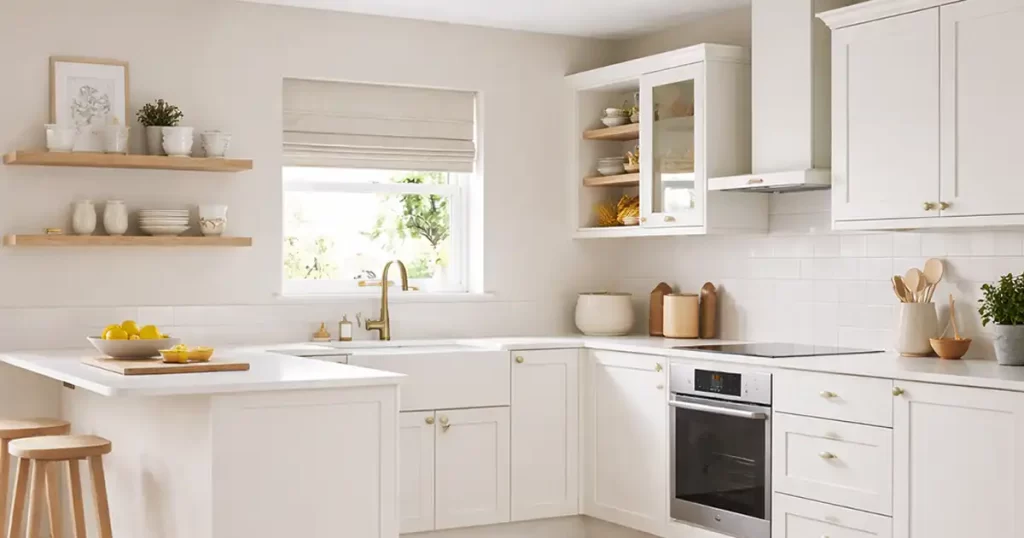 finished painted kitchen cabinets