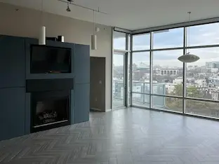 Room interior after painting